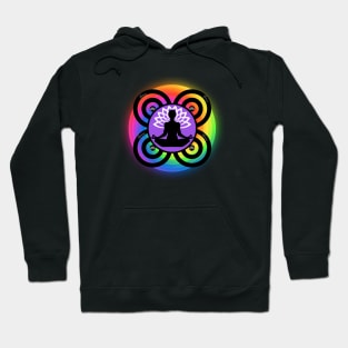 ZEN MEDITATION RAINBOW LOTUS FLOWER Hoodie